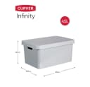 Curver INFINITY Aufbewahrungsbox mit Deckel Kunststoff Bild 1