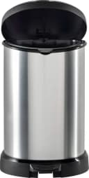 Curver DECO Bin 240568 Mülleimer 15l Silber/Schwarz Bild 1