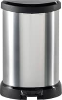 Curver DECO Bin 240568 Mülleimer 15l Silber/Schwarz Bild 2