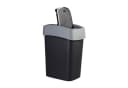 Curver Flip Bin Mülleimer 25L Schwarz mit Deckel Bild 3
