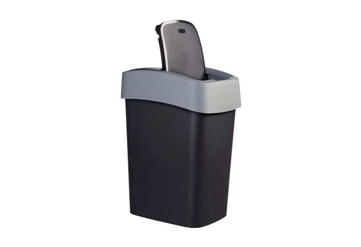 Curver Flip Bin Mülleimer 25L Schwarz mit Deckel - Bild 3