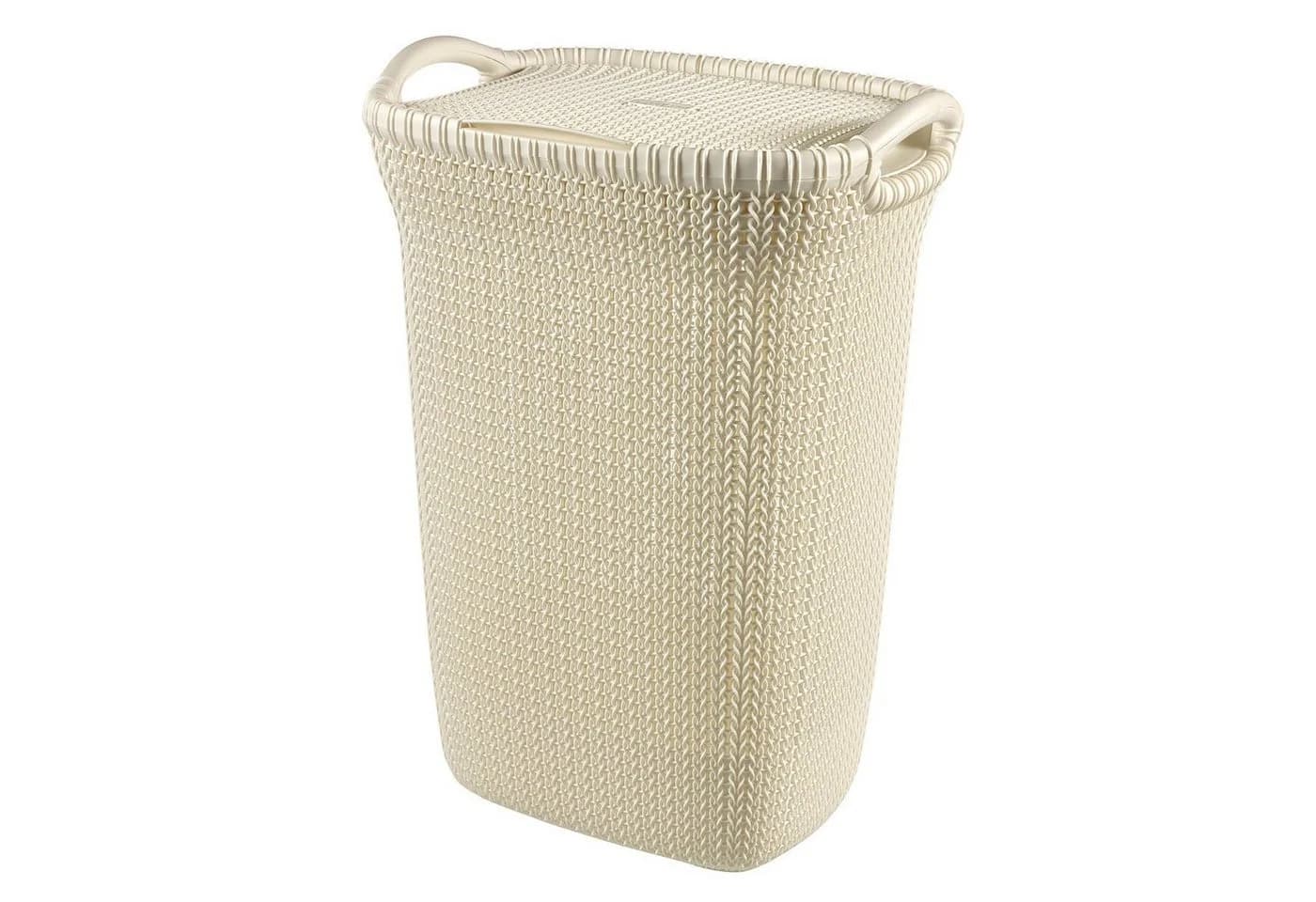 Curver Wäschekorb Knit 57l Beige Kunststoff - Bild 2