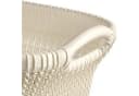 Eleganter Gestrickter Wäschekorb aus Plastik und Textil Bild 1