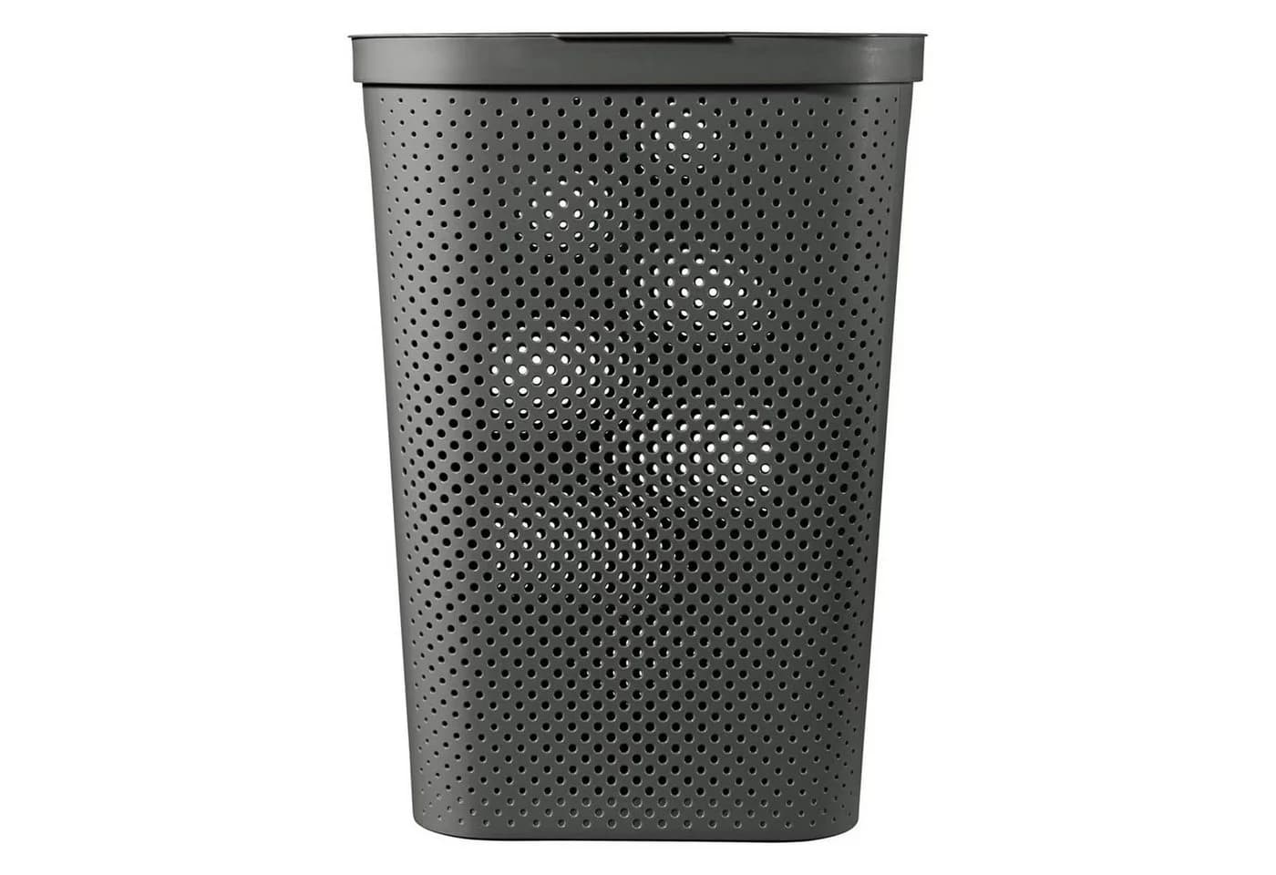Curver Infinity Wäschekorb 60L Dunkelgrau Kunststoff