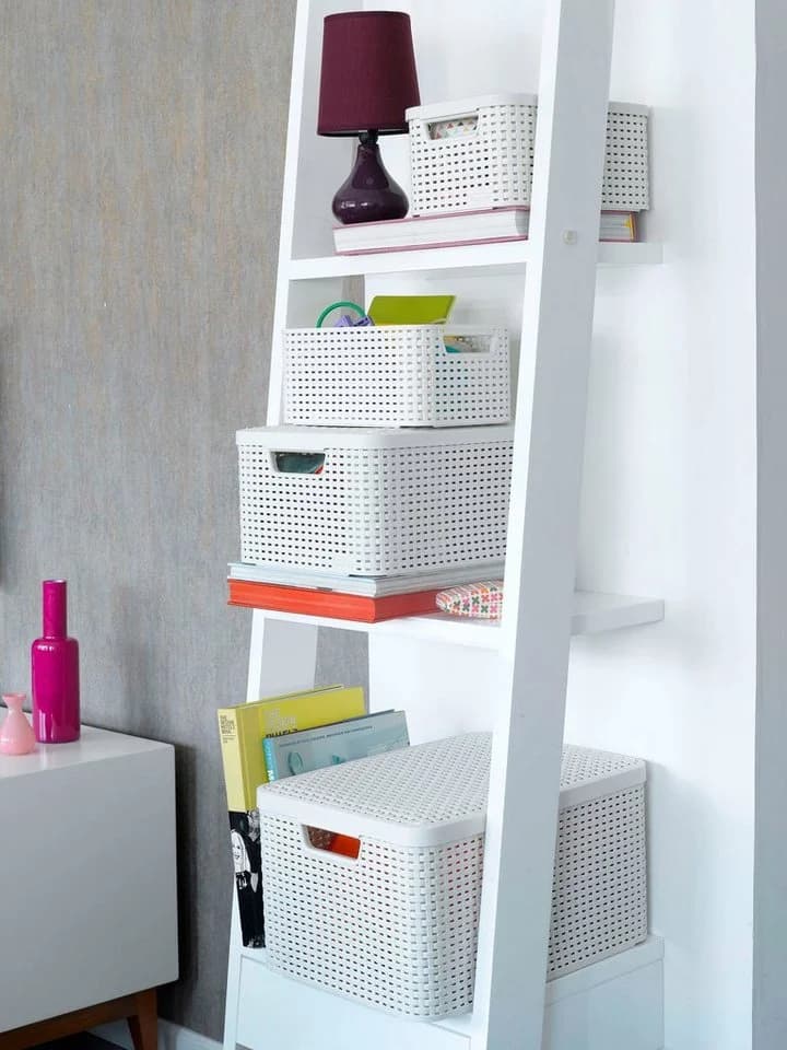 Curver Organizer Style Box L+M+S 3er-Set Beige Kunststoff Stapelbar - Bild 5