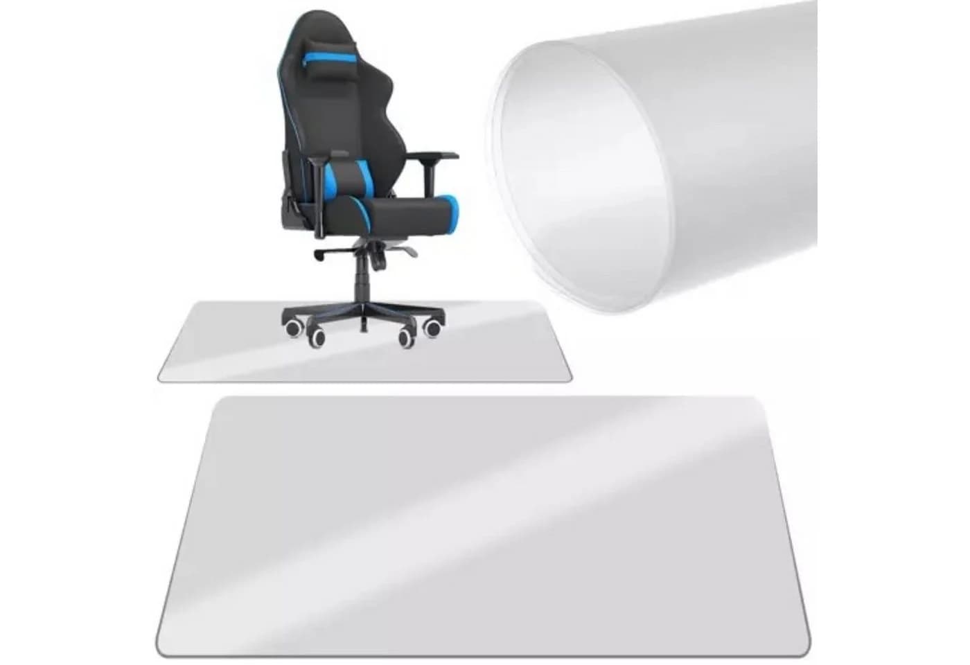 Ruhhy Bodenschutzmatte Milchig Transparent 90x130cm - Bild 2