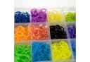 KRUZZEL Kreativset Loom Bands 6801-tlg. Bunt mit Webstuhl & Zubehör Bild 1
