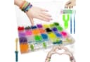KRUZZEL Kreativset Loom Bands 6801-tlg. Bunt mit Webstuhl & Zubehör Bild 2