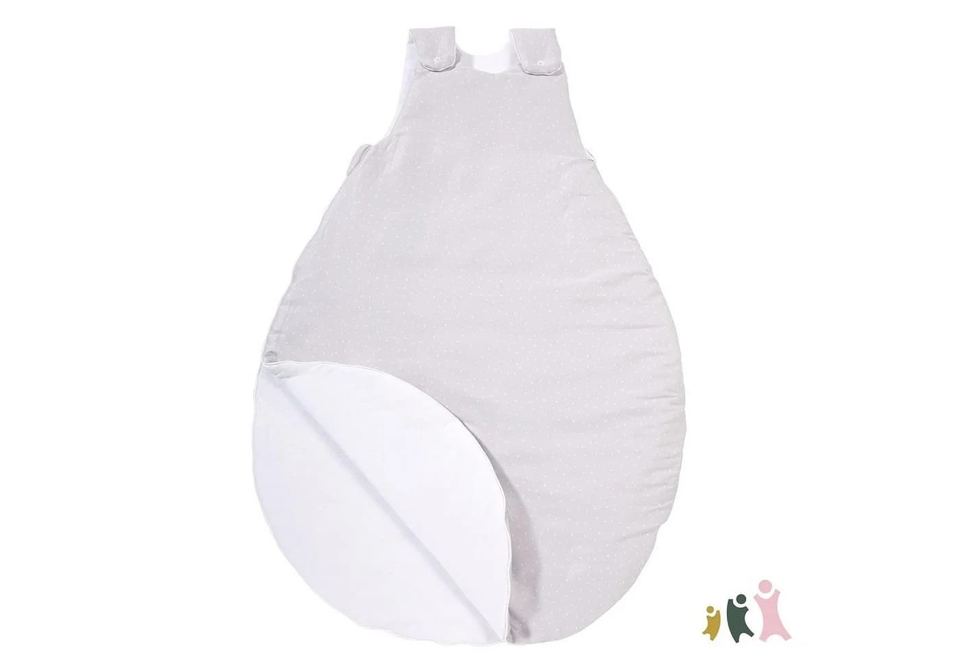 Geuther Babyschlafsack Bio-Baumwolle Sprinkled Grey 74-80 - Bild 2