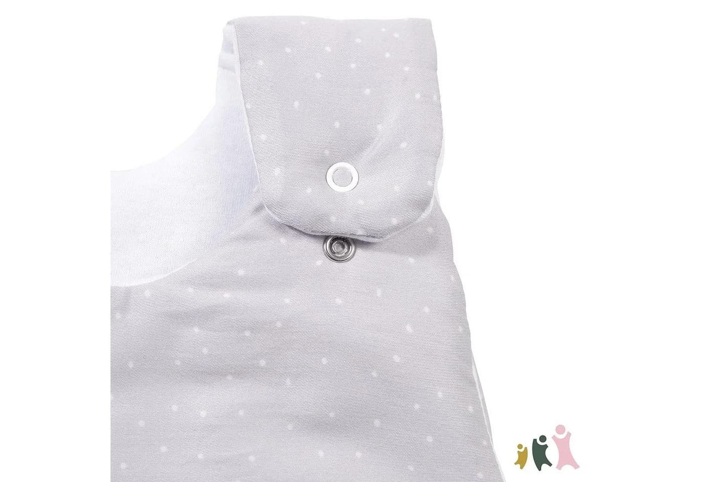 Geuther Babyschlafsack Bio-Baumwolle Sprinkled Grey 74-80 - Bild 4