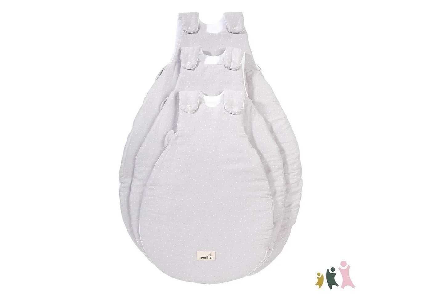 Geuther Babyschlafsack Bio-Baumwolle Sprinkled Grey 74-80 - Bild 5