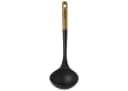 Staub Suppenkelle 31 cm Schwarz Silikon Holzgriff Bild 2