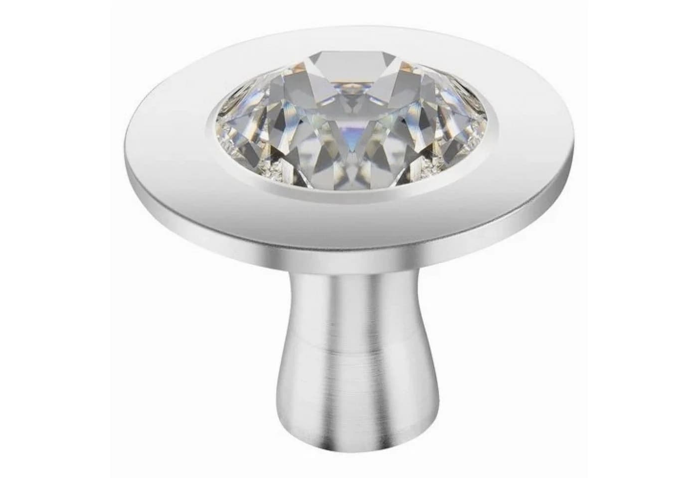 STAUB Deckelgriff Knauf mit Swarovski Kristall Edelstahl - Bild 2