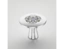 STAUB Deckelgriff Knauf mit Swarovski Kristall Edelstahl Bild 3