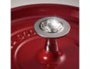 STAUB Deckelgriff Knauf mit Swarovski Kristall Edelstahl Bild 4