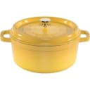 Staub La Cocotte 24 cm rund Citron Gusseisen Schmortopf Bild 1