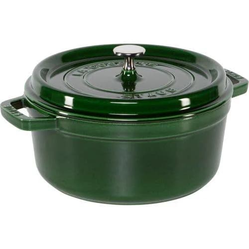 Staub La Cocotte Schmortopf 24 cm Basilikum-Grün Gusseisen