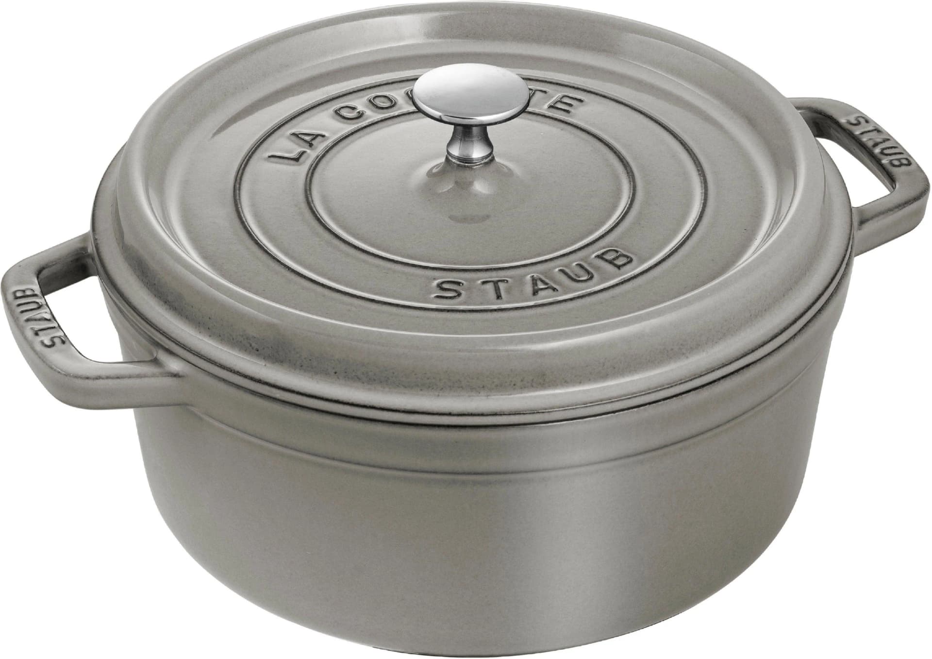 STAUB Cocotte Bräter Graphit-grau 28 cm