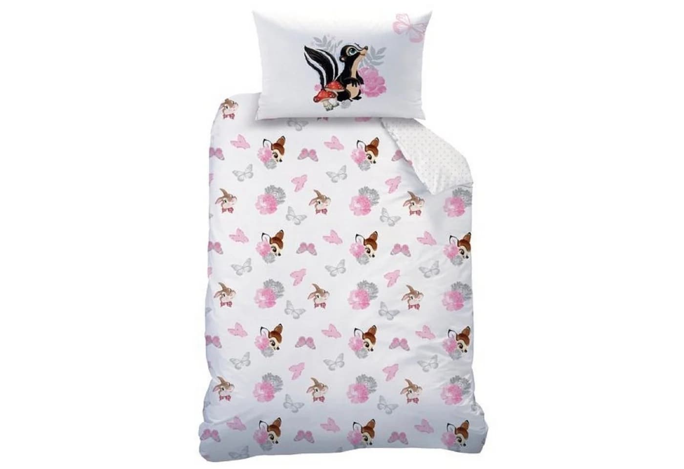 Disney Babybettwäsche Flanell Bambi Wendebettwäsche 100x135 cm