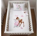 Disney Babybettwäsche Flanell Bambi Wendebettwäsche 100x135 cm Bild 3