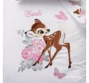 Disney Babybettwäsche Flanell Bambi Wendebettwäsche 100x135 cm Bild 5