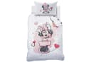 MTOnlinehandel Babybettwäsche Minnie Mouse Rosa Weiß Rot Bild 2