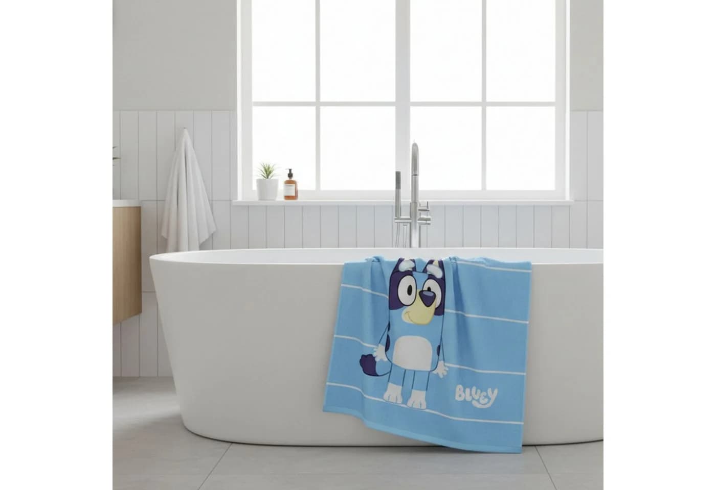 MTOnlinehandel Badetuch Bluey & Bingo Kinder 70x120 cm Baumwolle - Bild 5