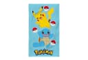 MTOnlinehandel Badetuch Pokémon 70x120 cm Pikachu Schiggy Bild 2