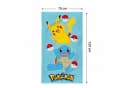 MTOnlinehandel Badetuch Pokémon 70x120 cm Pikachu Schiggy Bild 3