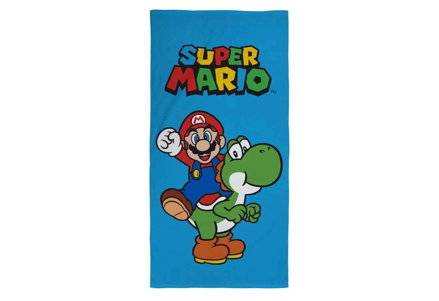 MTOnlinehandel Badetuch Super Mario 70x120 cm für Kinder, Baumwolle - Bild 2