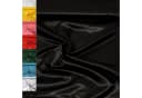 MAGAM-Stoffe Satin "Estelle" Schwarz einfarbig uni Meterware Bild 2