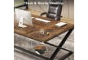 mukuhi Schreibtisch 180x80 cm mit Metallgestell Modern Bild 3