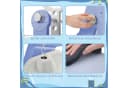 FUROKOY 4-in-1 Kinderrutsche mit Schaukel und Klettergerüst Blau Bild 3