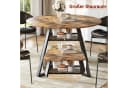 FUROKOY Esstisch Rund 120 cm Holz für 4-6 Personen Bild 4