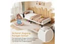 FUROKOY Kinderbett Weiß mit Welpen-Design und Sicherheitskanten Bild 5