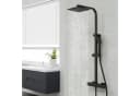 Duschspa Duschsystem Edelstahl Duschstange Set Messing Wasserhahn Duschset Thermostat Bild 2