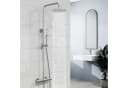 duschspa Duschsystem Regendusche mit Thermostat Edelstahl 8 Zoll Regenduschkopf, 2 Strahlarten, 3 Strahlarten Handbrause Bild 1