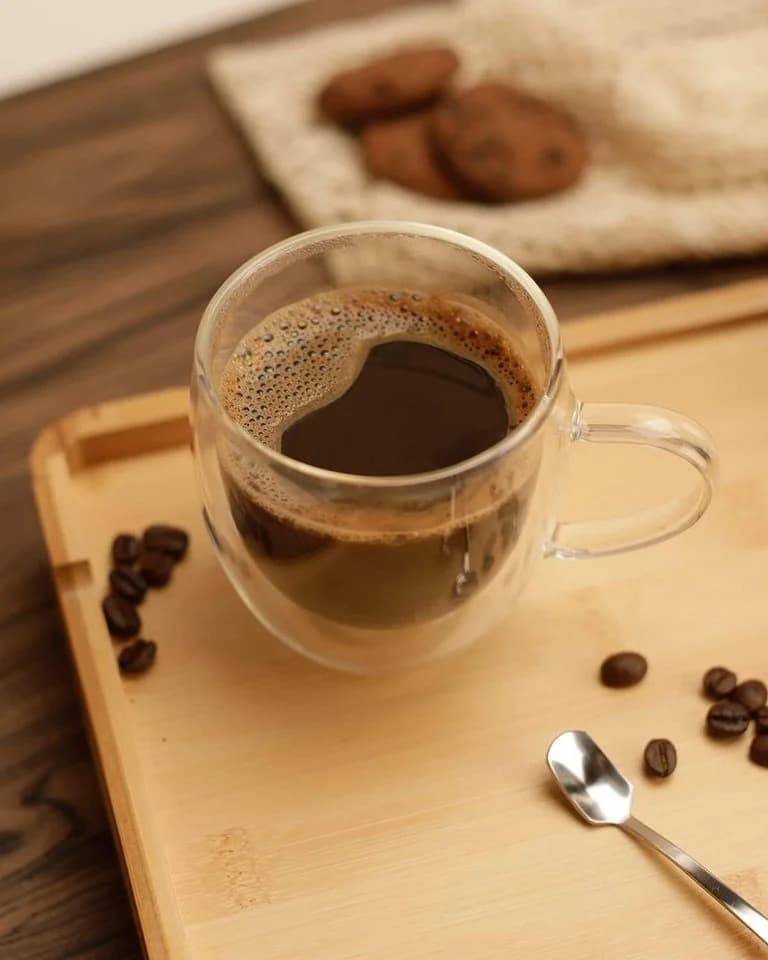 LIBWYS Doppelwandige Thermotasse Glas mit Griff 2x250ml 4-tlg. - Bild 3