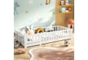 Furnishings Home Kinderbett Weiß Kiefer Montessori mit Rausfallschutz Bild 2