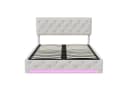 Furnishings Home Polsterbett mit LED-Beleuchtung und Stauraum Bild 1