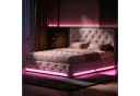 Furnishings Home Polsterbett mit LED-Beleuchtung und Stauraum Bild 2