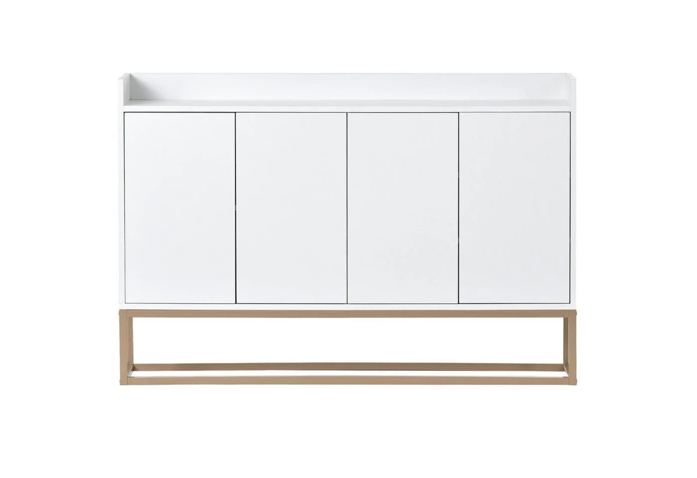 Furnishings Home Sideboard Modern Weiss 120 cm