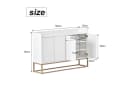 Furnishings Home Sideboard Modern Weiss 120 cm Bild 3
