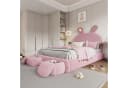 Furnishings Home Polsterbett mit LED und Stauraum Rosa Bild 2
