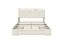 Furnishings Home Polsterbett mit LED-Beleuchtung und Stauraum Bild 1