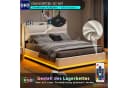 PXloue Polsterbett mit Stauraum und Wireless Charging Bild 4