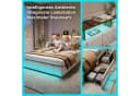 PXloue Funktionsbett Polsterbett Doppelbett mit USB und Stauraum Bild 3