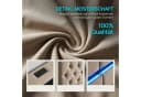 PXloue Polsterbett LED mit Schubladen Beige Bild 4