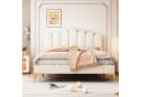 Furnishings Home Polsterbett 140x200cm mit LED-Beleuchtung und Samtbezug Bild 3