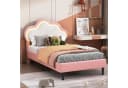 Furnishings Home Jugendbett Wolkenbett LED-Licht Kunstleder 90x200 cm Bild 3